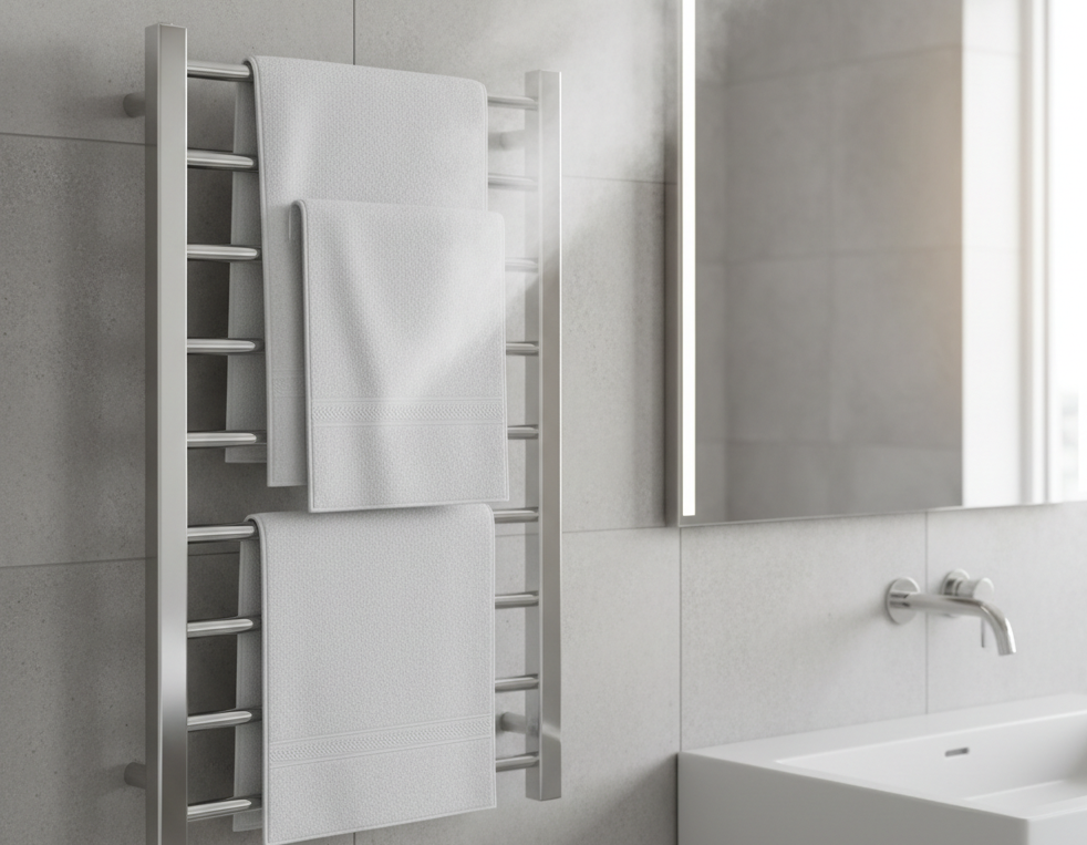 bathroom heated towel rails