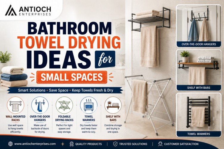 Bathroom Towel Drying Ideas