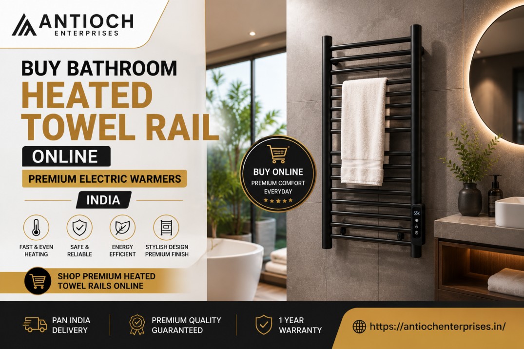 Buy Bathroom Heated Towel Rail Online Premium Electric Warmers India