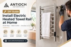 DIY Guide Install Electric Heated Towel Rail Home