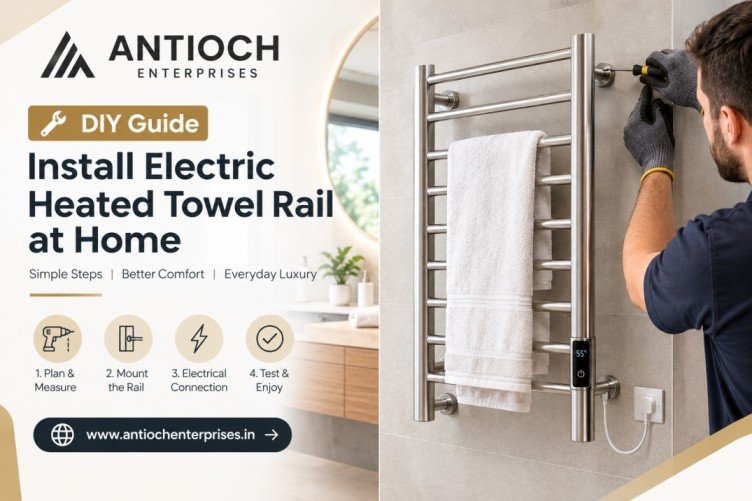 DIY Guide Install Electric Heated Towel Rail Home