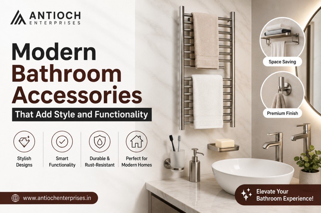 Modern Bathroom Accessories That Add Style and Functionality