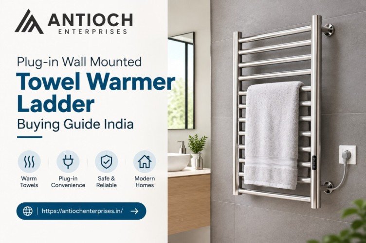 Plug-in Wall Mounted Towel Warmer Ladder